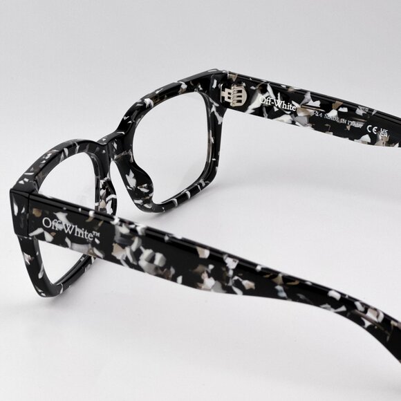 Off-White STYLE 53 Women Eyeglasses – Havana Black Square Frame | Model OERJ053 - Picture 7 of 11